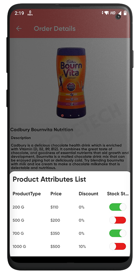 GoGreen - Food, Grocery, Pharmacy Multi Store(Vendor) Android App with Interactive Admin Panel Screenshot 24 thumbnail