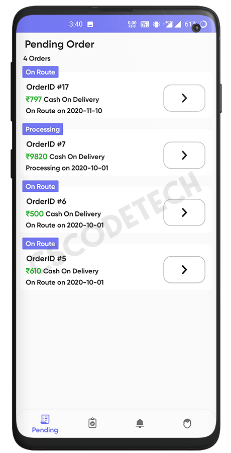 GoGreen - Food, Grocery, Pharmacy Multi Store(Vendor) Android App with Interactive Admin Panel Screenshot 35 thumbnail