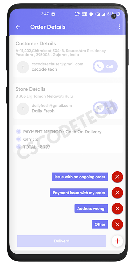 GoGreen - Food, Grocery, Pharmacy Multi Store(Vendor) Android App with Interactive Admin Panel Screenshot 37 thumbnail