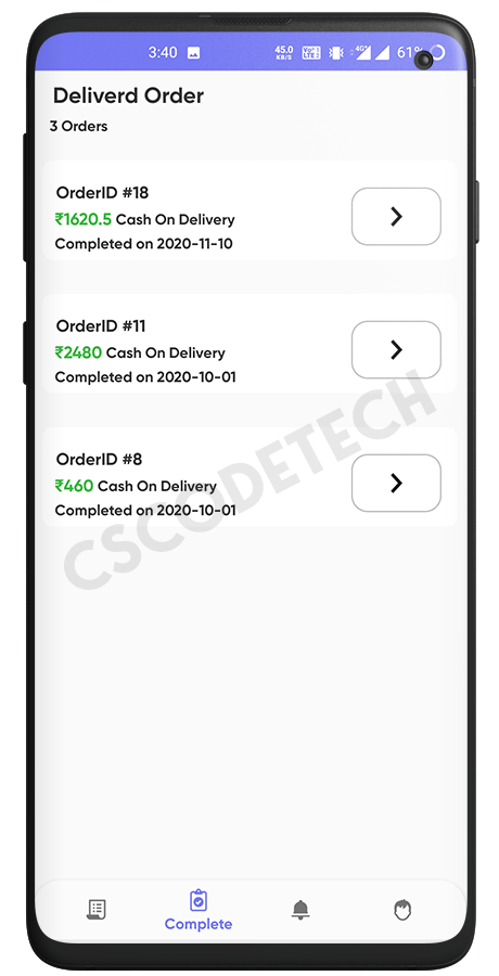 GoGreen - Food, Grocery, Pharmacy Multi Store(Vendor) Android App with Interactive Admin Panel Screenshot 39 thumbnail