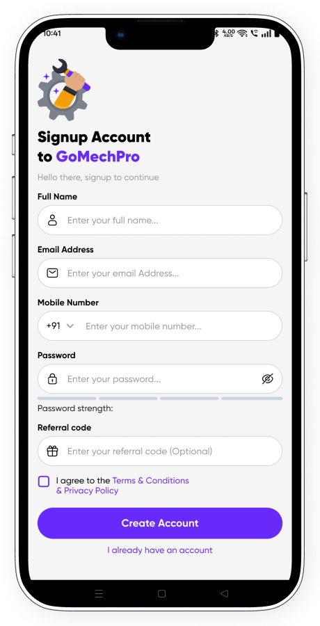 GoMechPro - All-in-One Car & Bike Service, Garage Repair, Auto Parts & Complete Mechanic Solution Screenshot 3 thumbnail