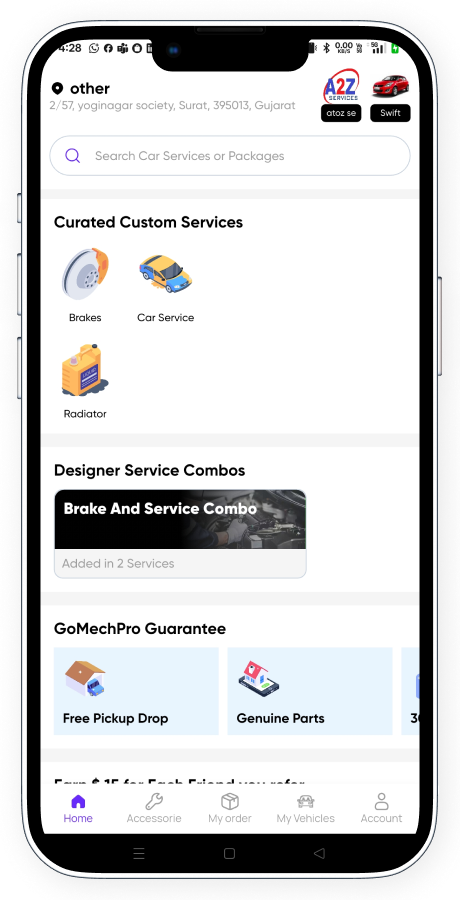 GoMechPro - All-in-One Car & Bike Service, Garage Repair, Auto Parts & Complete Mechanic Solution Screenshot 12 thumbnail