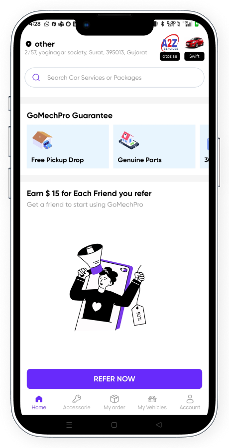 GoMechPro - All-in-One Car & Bike Service, Garage Repair, Auto Parts & Complete Mechanic Solution Screenshot 13 thumbnail