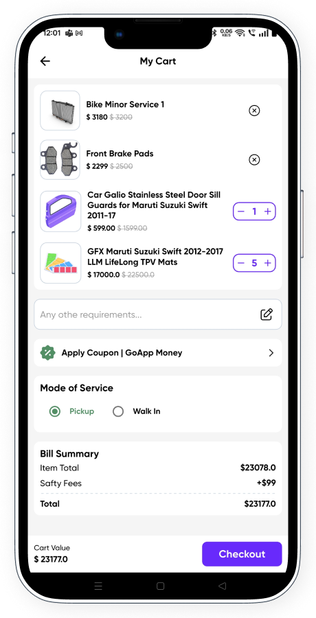 GoMechPro - All-in-One Car & Bike Service, Garage Repair, Auto Parts & Complete Mechanic Solution Screenshot 19 thumbnail