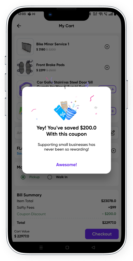 GoMechPro - All-in-One Car & Bike Service, Garage Repair, Auto Parts & Complete Mechanic Solution Screenshot 21 thumbnail