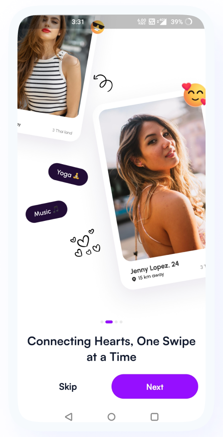 GoMeet - Complete Social Dating Mobile App | Online Dating | Match, Chat & Video Dating | Dating App Screenshot 3 thumbnail