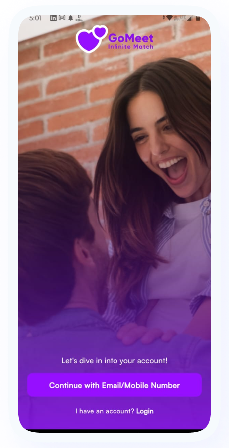 GoMeet - Complete Social Dating Mobile App | Online Dating | Match, Chat & Video Dating | Dating App Screenshot 6 thumbnail