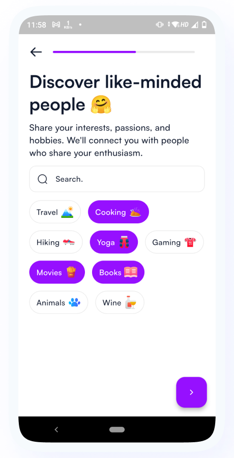 GoMeet - Complete Social Dating Mobile App | Online Dating | Match, Chat & Video Dating | Dating App Screenshot 17 thumbnail