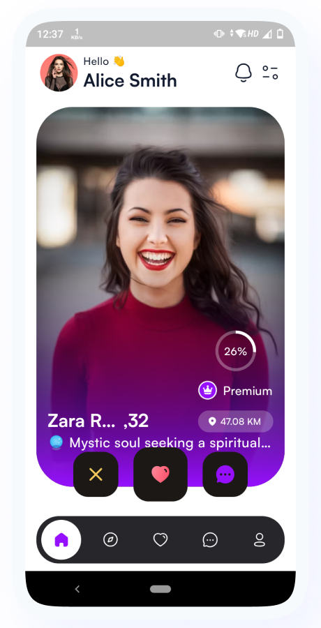 GoMeet - Complete Social Dating Mobile App | Online Dating | Match, Chat & Video Dating | Dating App Screenshot 22 thumbnail