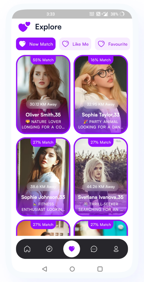 GoMeet - Complete Social Dating Mobile App | Online Dating | Match, Chat & Video Dating | Dating App Screenshot 31 thumbnail