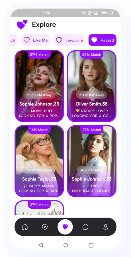GoMeet - Complete Social Dating Mobile App | Online Dating | Match, Chat & Video Dating | Dating App Screenshot 32 thumbnail