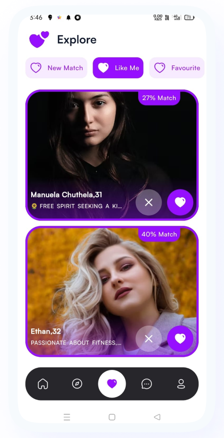 GoMeet - Complete Social Dating Mobile App | Online Dating | Match, Chat & Video Dating | Dating App Screenshot 33 thumbnail