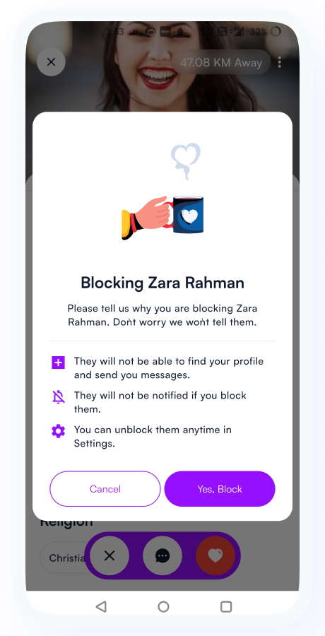 GoMeet - Complete Social Dating Mobile App | Online Dating | Match, Chat & Video Dating | Dating App Screenshot 39 thumbnail