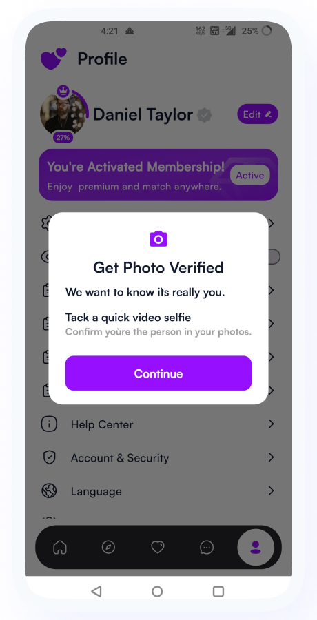 GoMeet - Complete Social Dating Mobile App | Online Dating | Match, Chat & Video Dating | Dating App Screenshot 43 thumbnail
