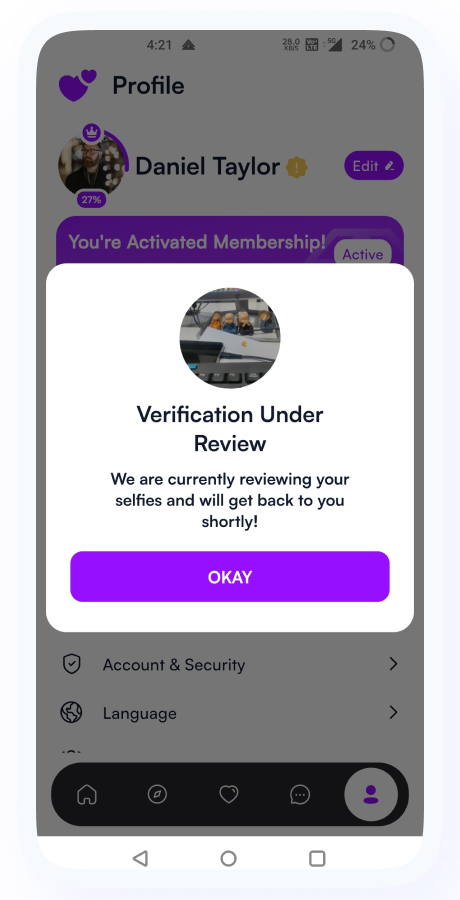 GoMeet - Complete Social Dating Mobile App | Online Dating | Match, Chat & Video Dating | Dating App Screenshot 46 thumbnail