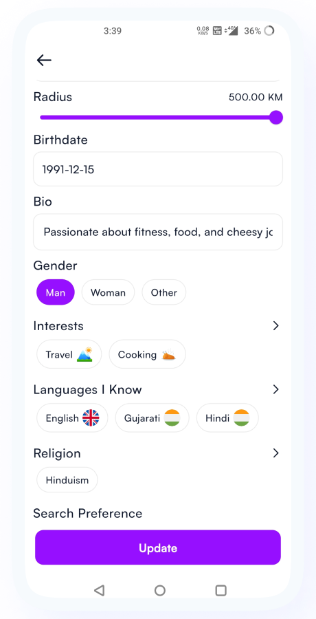 GoMeet - Complete Social Dating Mobile App | Online Dating | Match, Chat & Video Dating | Dating App Screenshot 50 thumbnail