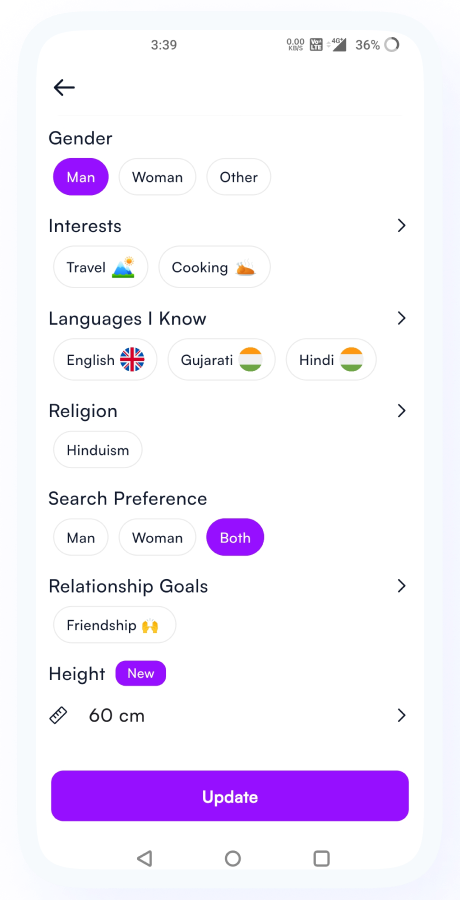 GoMeet - Complete Social Dating Mobile App | Online Dating | Match, Chat & Video Dating | Dating App Screenshot 51 thumbnail