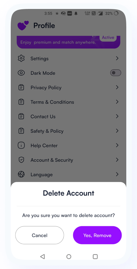 GoMeet - Complete Social Dating Mobile App | Online Dating | Match, Chat & Video Dating | Dating App Screenshot 60 thumbnail