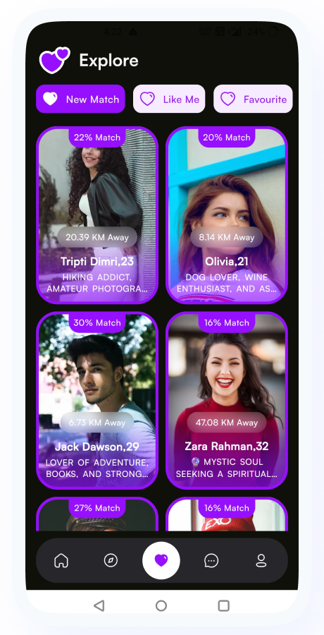 GoMeet - Complete Social Dating Mobile App | Online Dating | Match, Chat & Video Dating | Dating App Screenshot 64 thumbnail