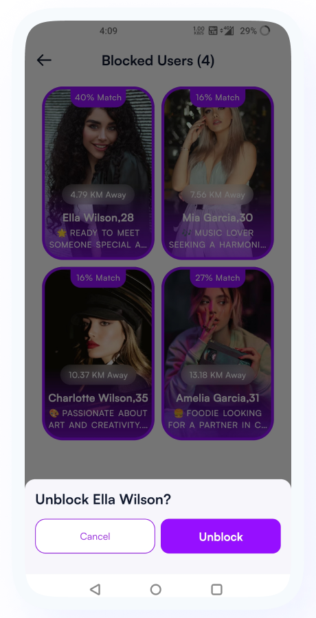 GoMeet - Complete Social Dating Mobile App | Online Dating | Match, Chat & Video Dating | Dating App Screenshot 67 thumbnail