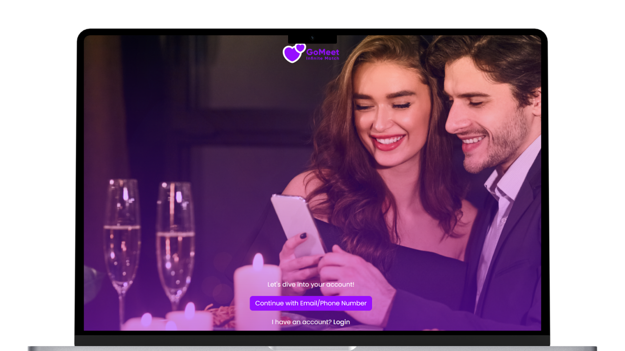 GoMeet - Complete Social Dating Website Screenshot 1