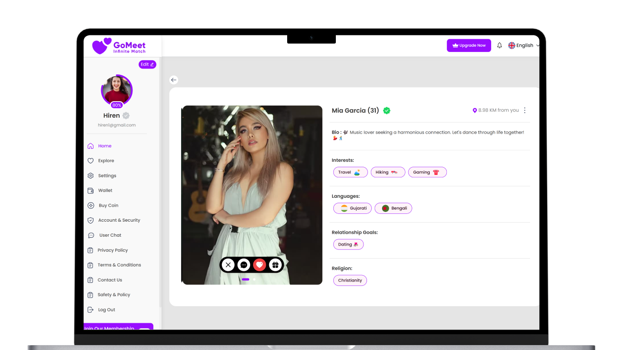 GoMeet - Complete Social Dating Website Screenshot 4 thumbnail