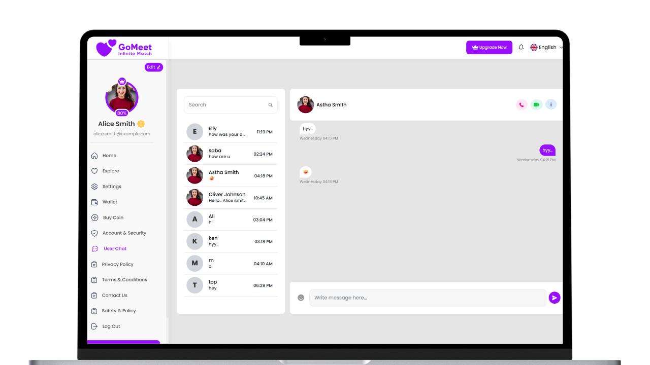GoMeet - Complete Social Dating Website Screenshot 5 thumbnail