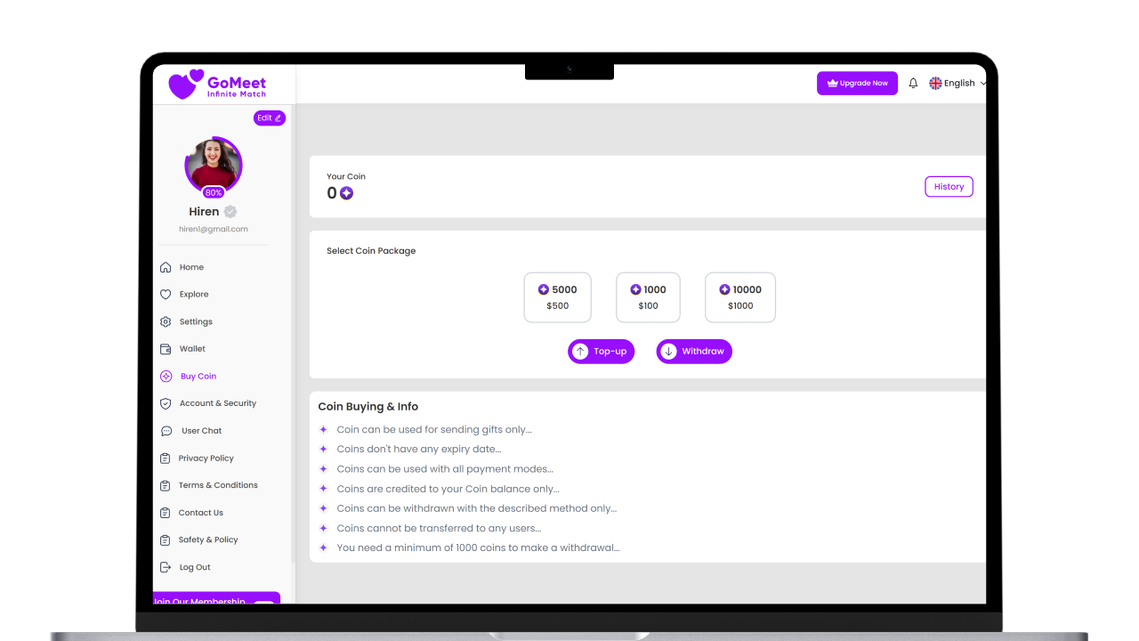 GoMeet - Complete Social Dating Website Screenshot 6 thumbnail
