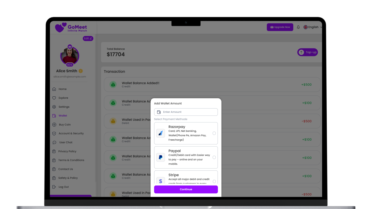 GoMeet - Complete Social Dating Website Screenshot 8 thumbnail