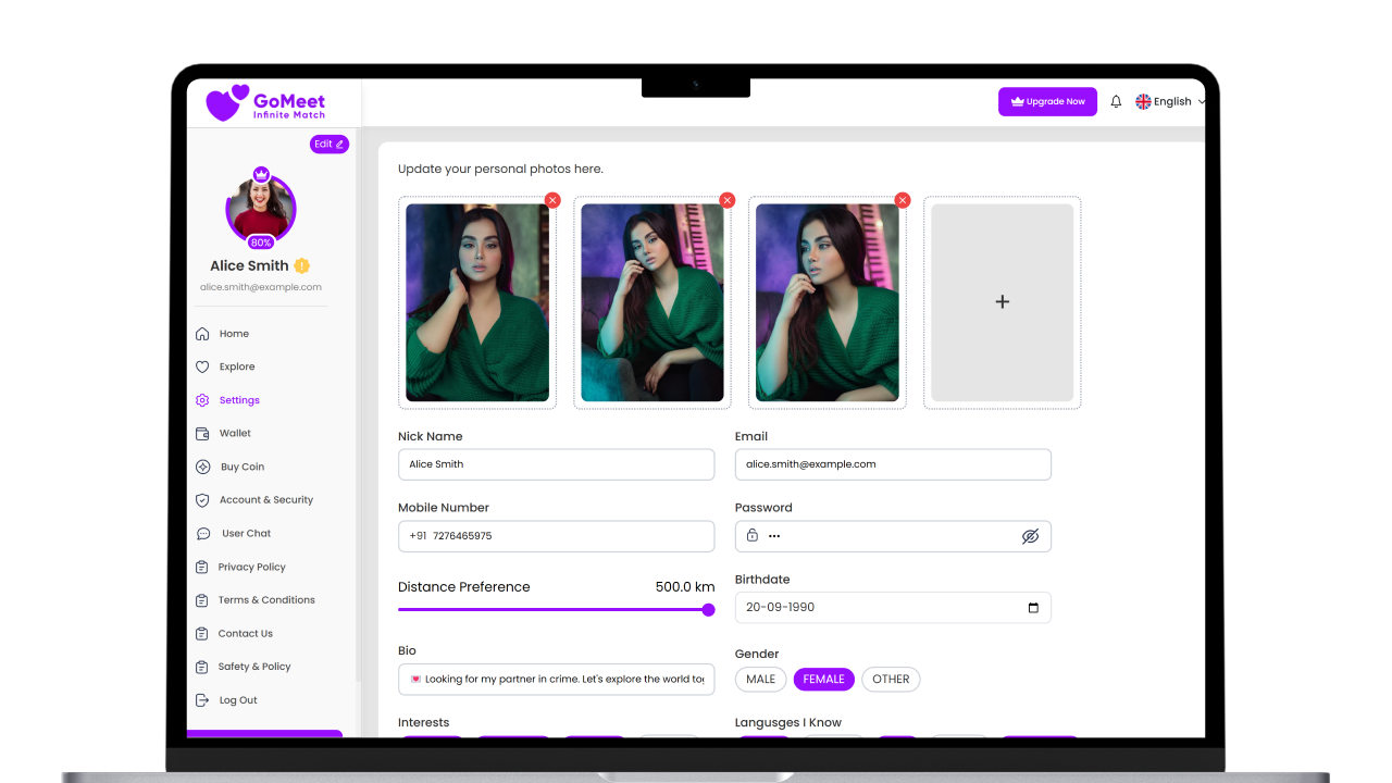 GoMeet - Complete Social Dating Website Screenshot 10 thumbnail