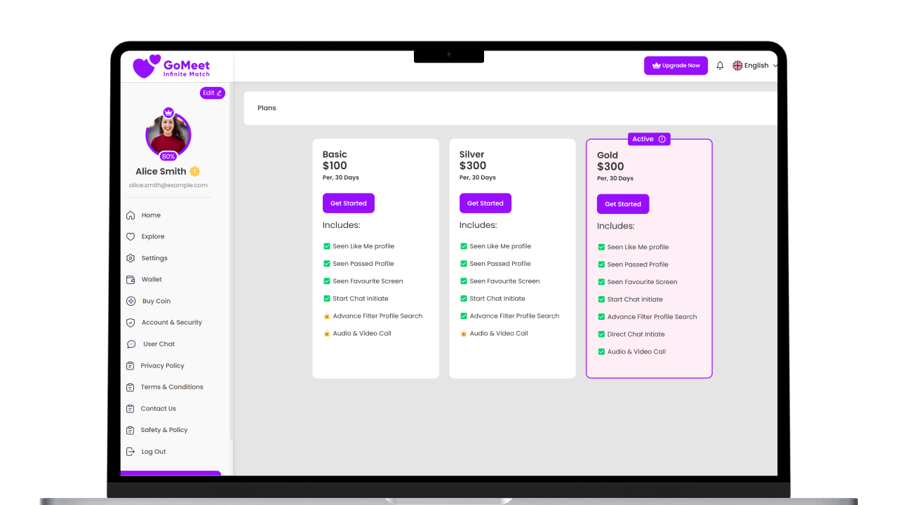 GoMeet - Complete Social Dating Website Screenshot 11 thumbnail