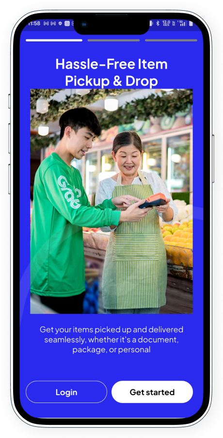 GoParcel - Online Courier & Parcel Delivery App - Buy Anything from Store Flutter Complete Solution Screenshot 2 thumbnail