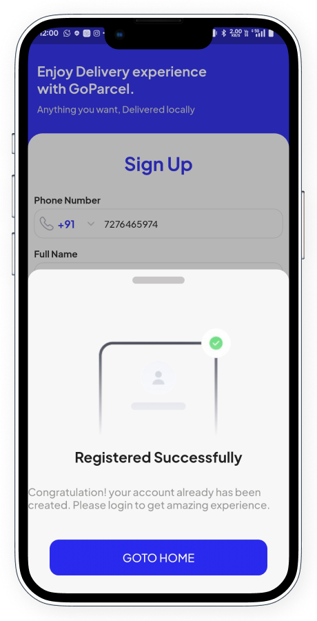 GoParcel - Online Courier & Parcel Delivery App - Buy Anything from Store Flutter Complete Solution Screenshot 8 thumbnail