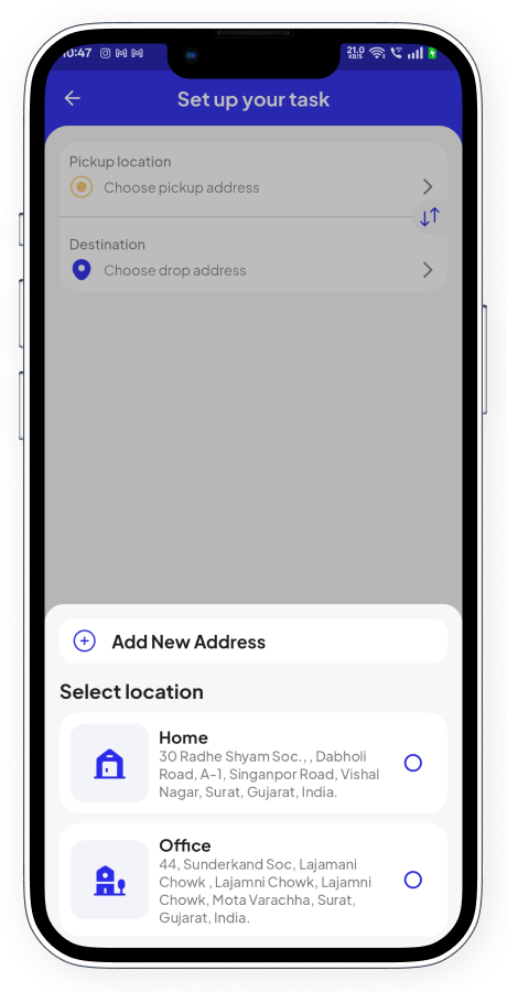 GoParcel - Online Courier & Parcel Delivery App - Buy Anything from Store Flutter Complete Solution Screenshot 12 thumbnail