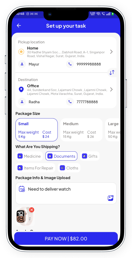 GoParcel - Online Courier & Parcel Delivery App - Buy Anything from Store Flutter Complete Solution Screenshot 14 thumbnail