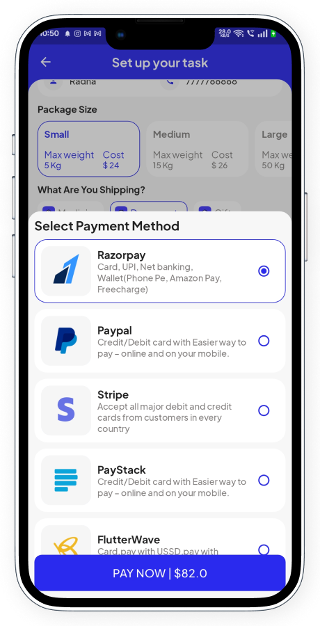 GoParcel - Online Courier & Parcel Delivery App - Buy Anything from Store Flutter Complete Solution Screenshot 19 thumbnail
