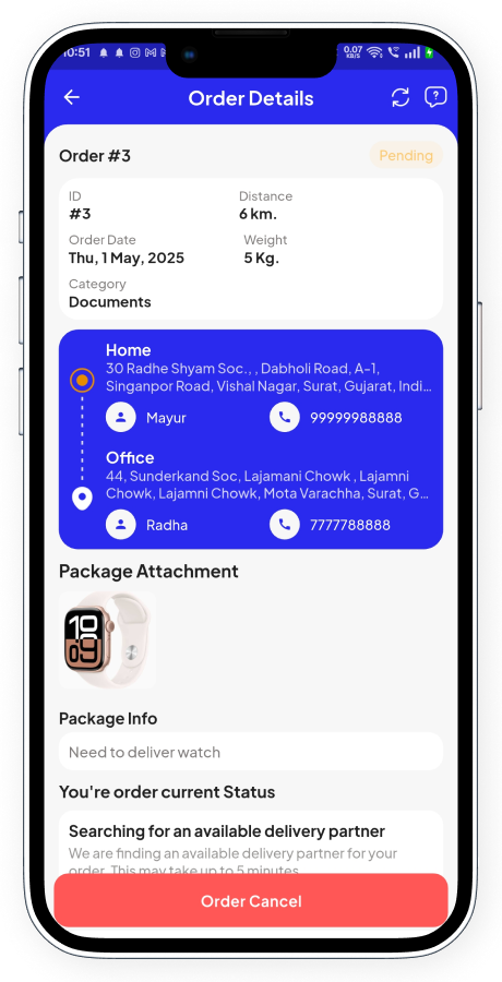 GoParcel - Online Courier & Parcel Delivery App - Buy Anything from Store Flutter Complete Solution Screenshot 23 thumbnail