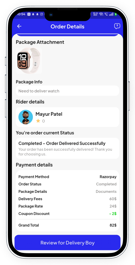 GoParcel - Online Courier & Parcel Delivery App - Buy Anything from Store Flutter Complete Solution Screenshot 29 thumbnail