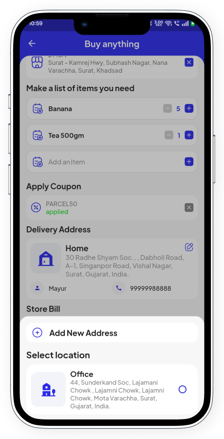 GoParcel - Online Courier & Parcel Delivery App - Buy Anything from Store Flutter Complete Solution Screenshot 41 thumbnail