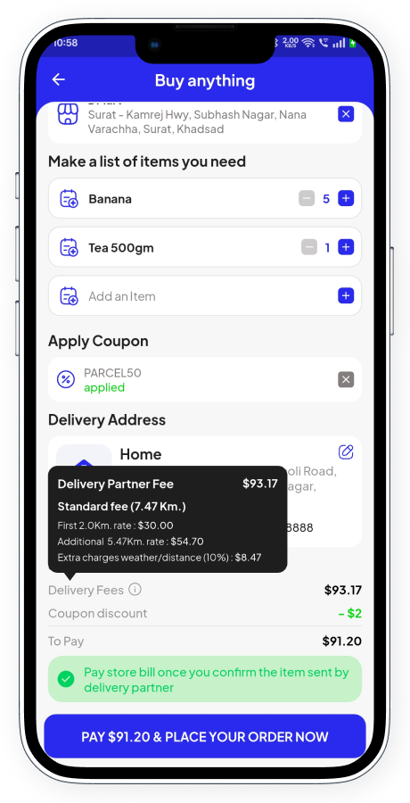 GoParcel - Online Courier & Parcel Delivery App - Buy Anything from Store Flutter Complete Solution Screenshot 42 thumbnail