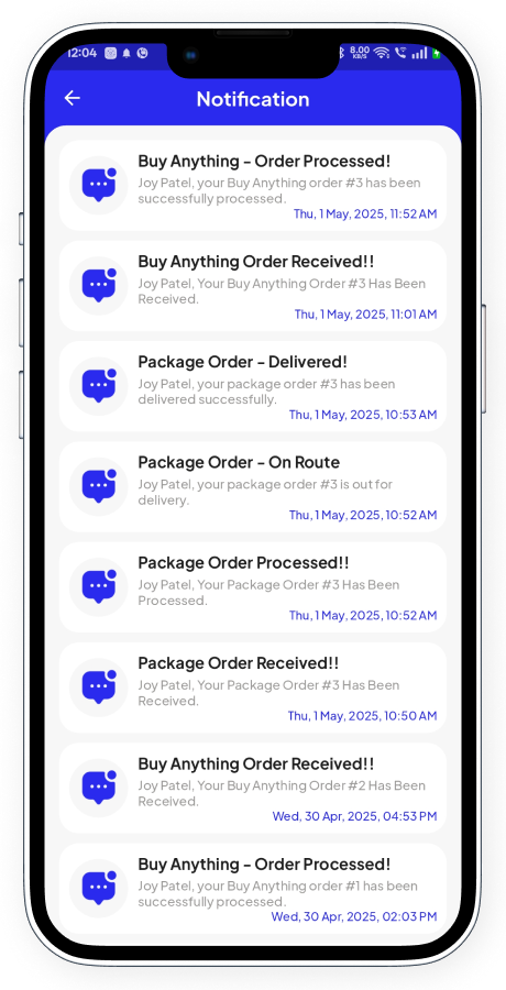 GoParcel - Online Courier & Parcel Delivery App - Buy Anything from Store Flutter Complete Solution Screenshot 76 thumbnail