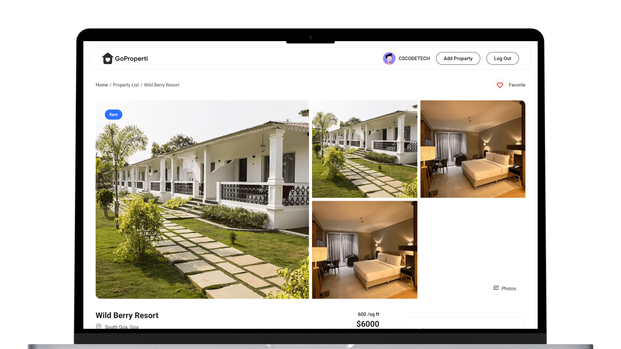 GoProperty property listing website screenshot 3 thumbnail