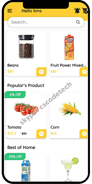 Hungry Grocery customer and delivery boy app screenshot 2 thumbnail