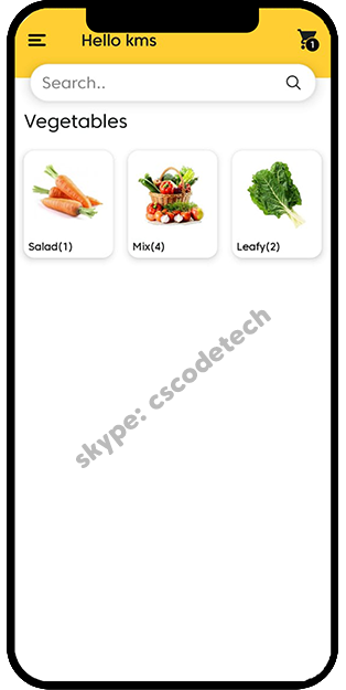 Hungry Grocery customer and delivery boy app screenshot 4 thumbnail