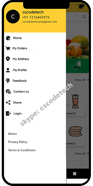 Hungry Grocery customer and delivery boy app screenshot 5 thumbnail