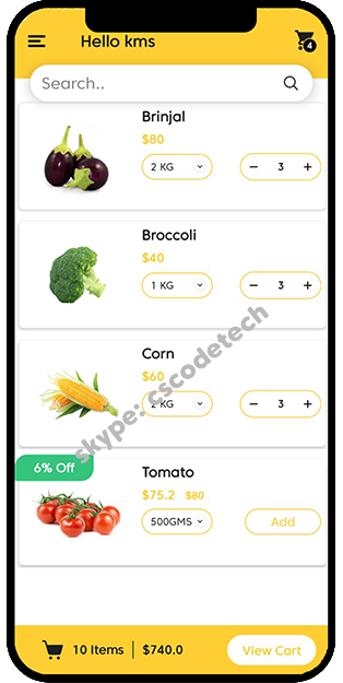Hungry Grocery customer and delivery boy app screenshot 6 thumbnail