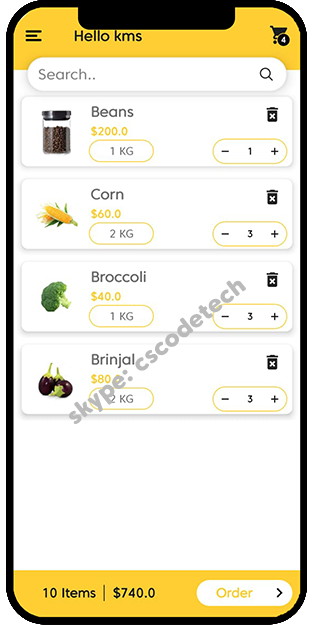 Hungry Grocery customer and delivery boy app screenshot 8 thumbnail