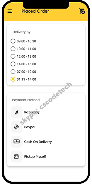 Hungry Grocery customer and delivery boy app screenshot 12 thumbnail