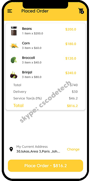 Hungry Grocery customer and delivery boy app screenshot 13 thumbnail