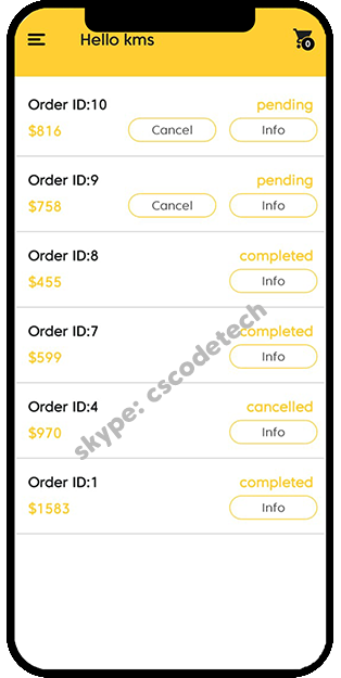 Hungry Grocery customer and delivery boy app screenshot 15 thumbnail